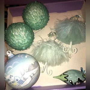 SEAFOAM ornament set